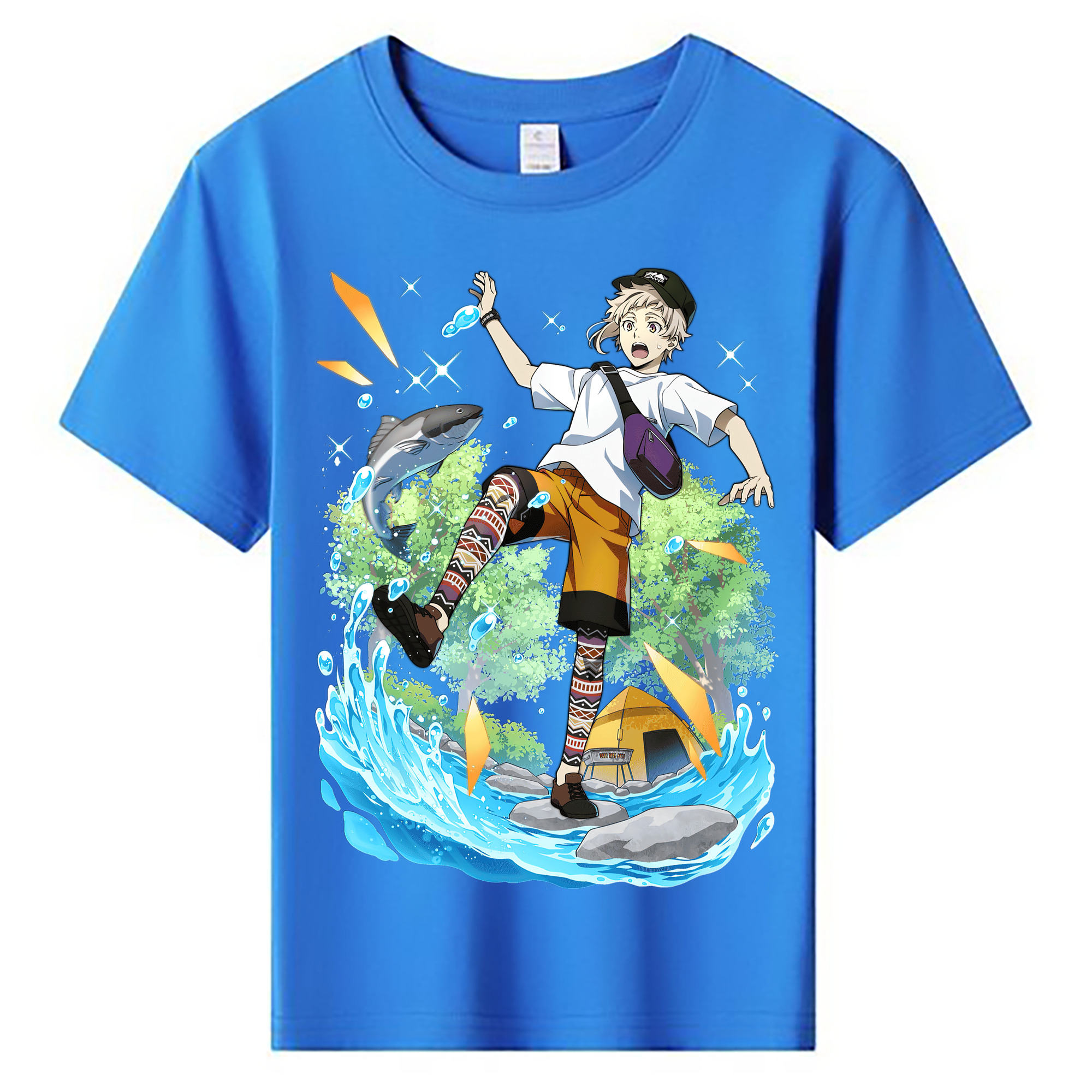 （画像用） 文豪ストレイドッグス Bungo Stray Dogs 綿100％キッズTシャツ（フロントプリント）